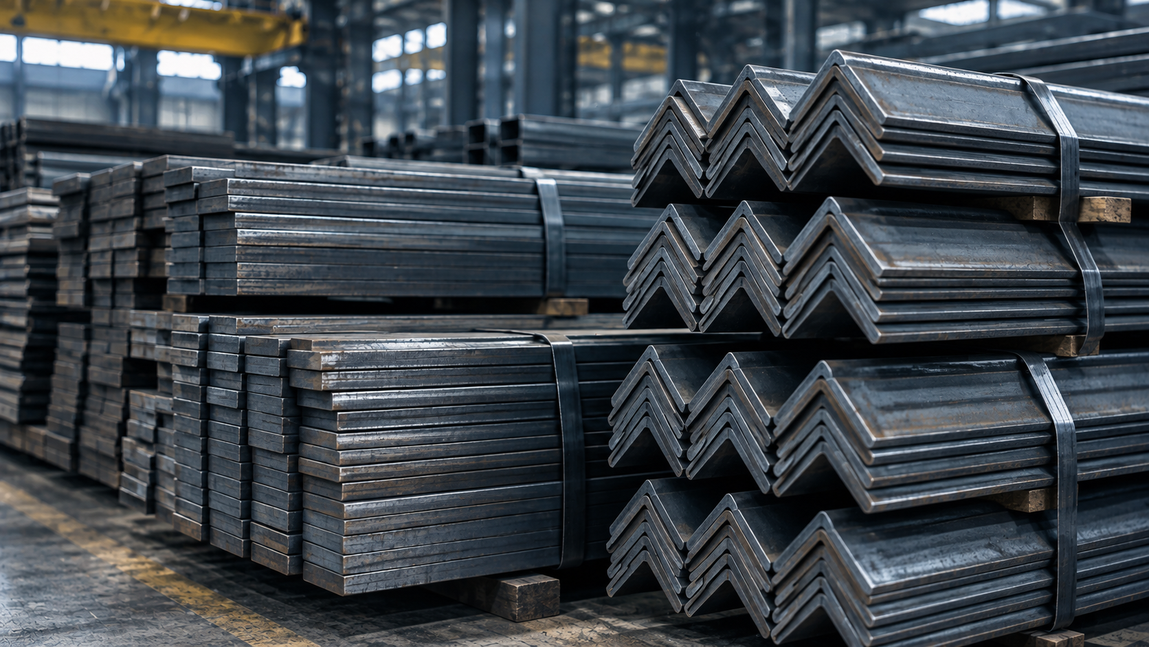 Flat bar, strip and angle sections