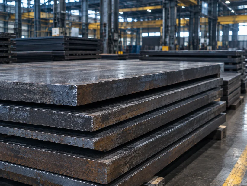 Hot-rolled plate stack