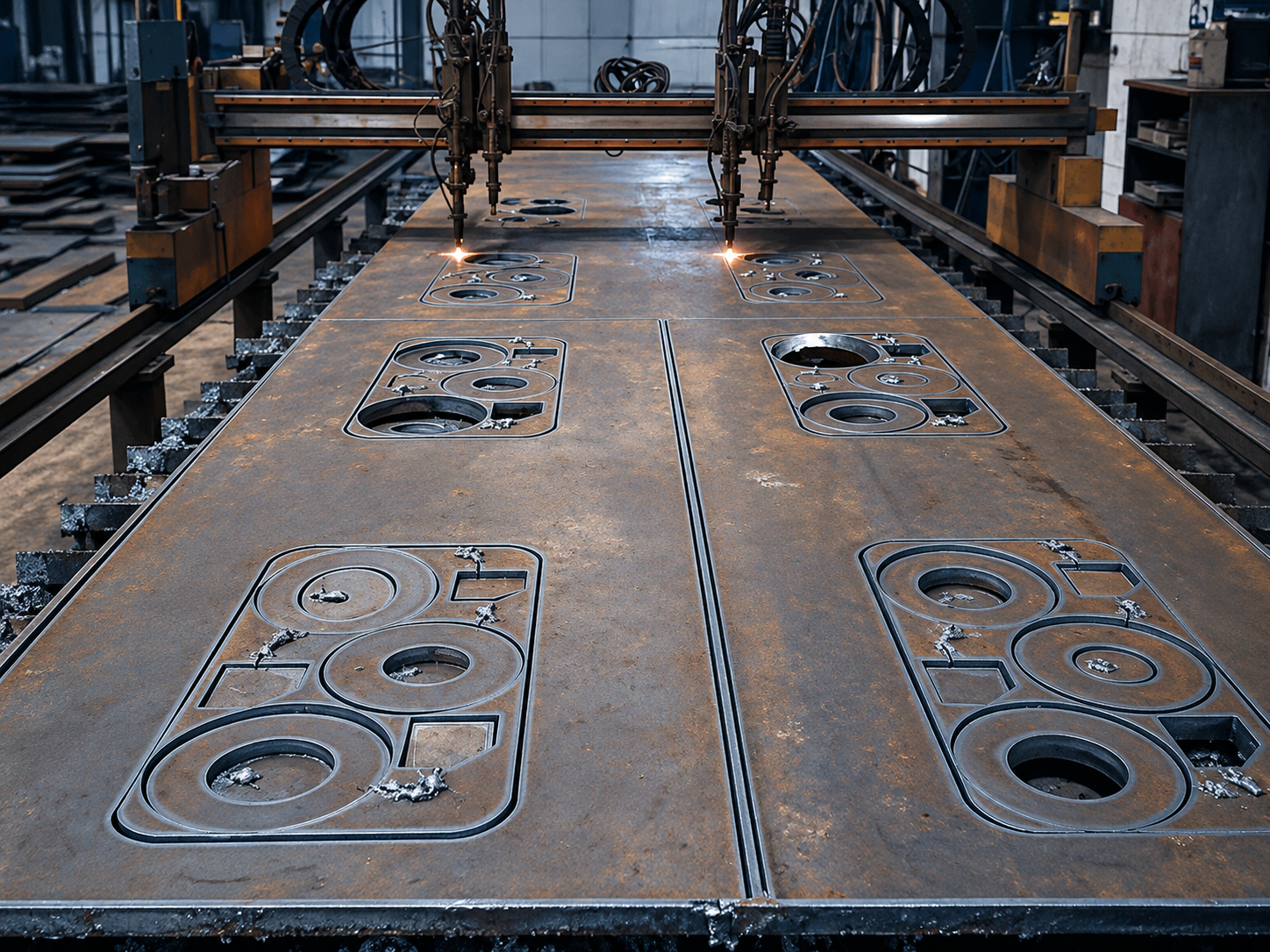 CNC-cut steel parts for the machinery industry 3