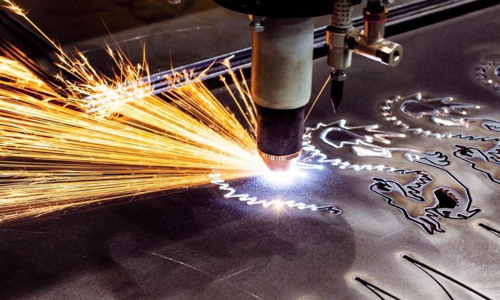 CNC plasma cutting