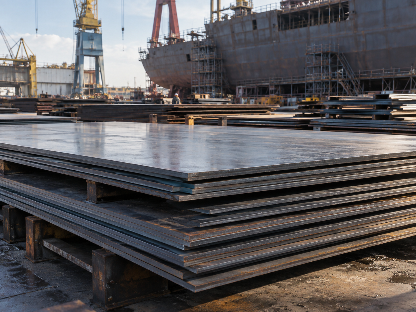 Shipbuilding plate