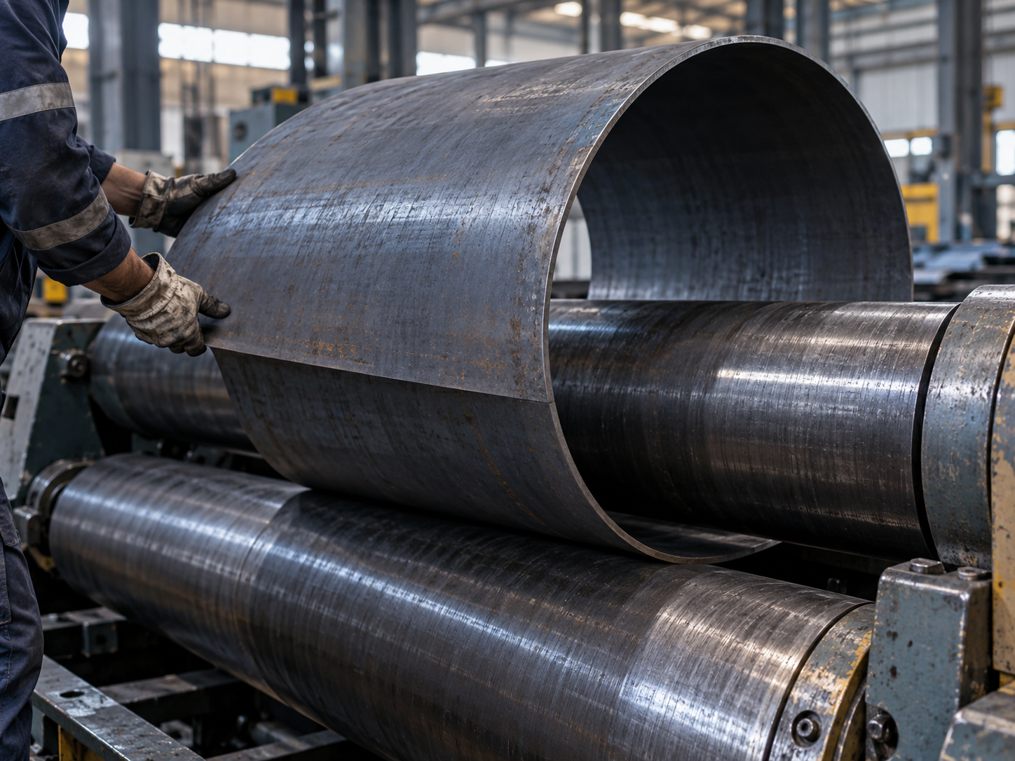 Rolled steel body