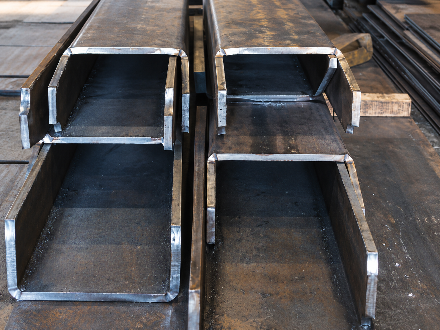 Steel parts cut to size for energy industry projects 1