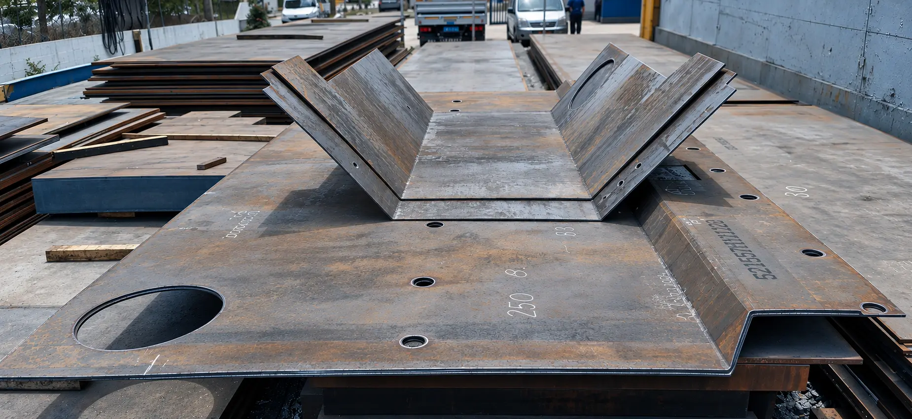 Sheet metal parts produced for the energy sector